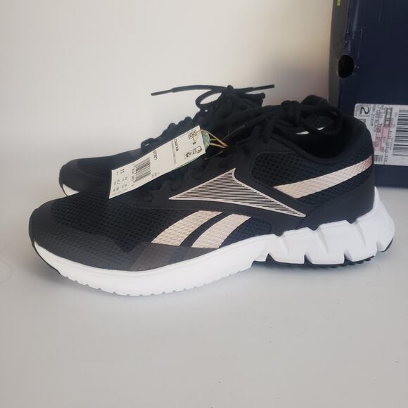 Reebok‎ Womens Ztaur Running Shoe Size 11 GY3877 Black / Rose Gold. Brand New - Picture 6 of 7